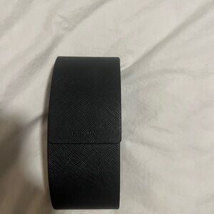 Prada Black Leather sunglasses cases